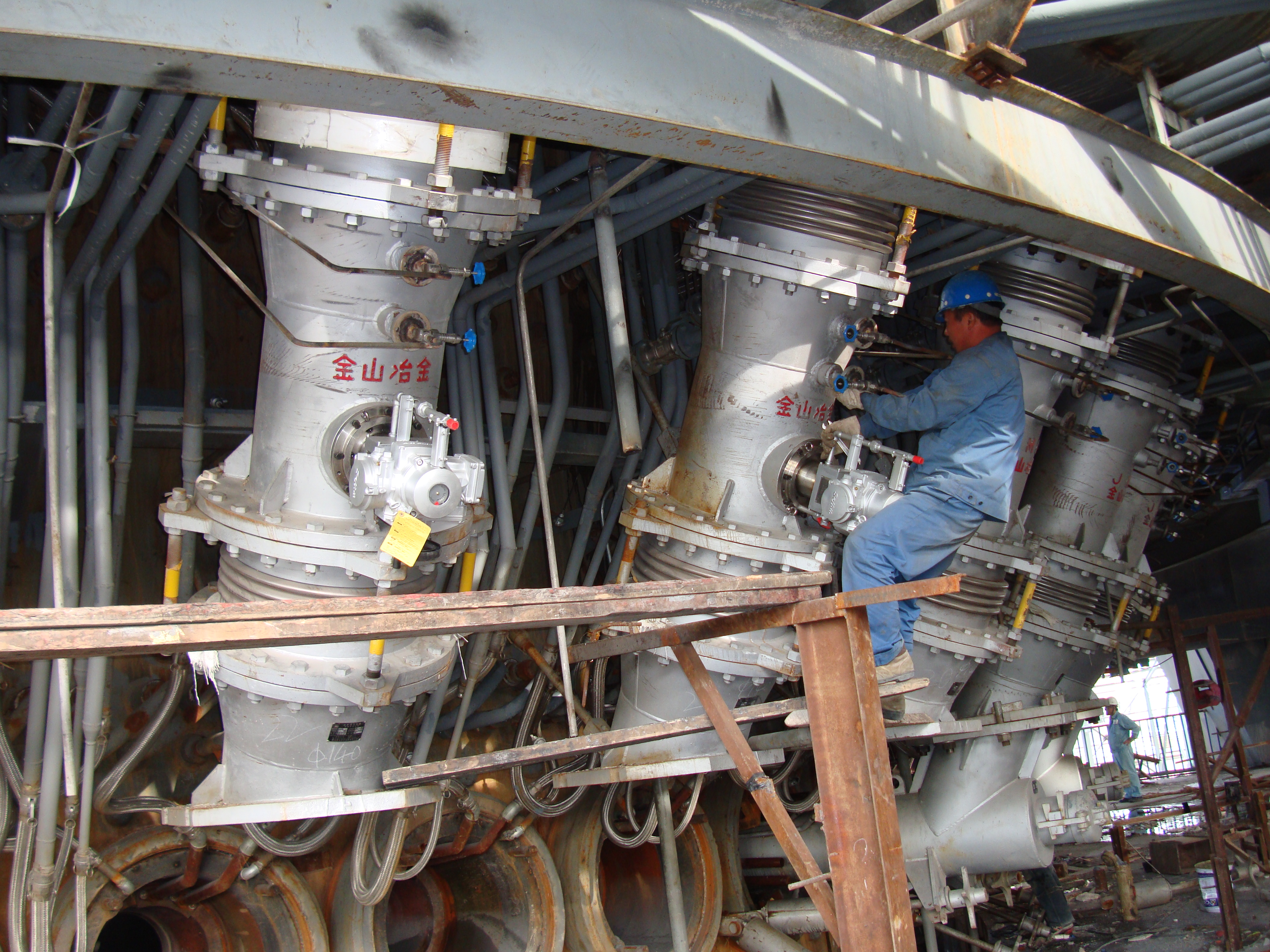 JSTY Tuyere Stock Assembly at Shougang Jingtang